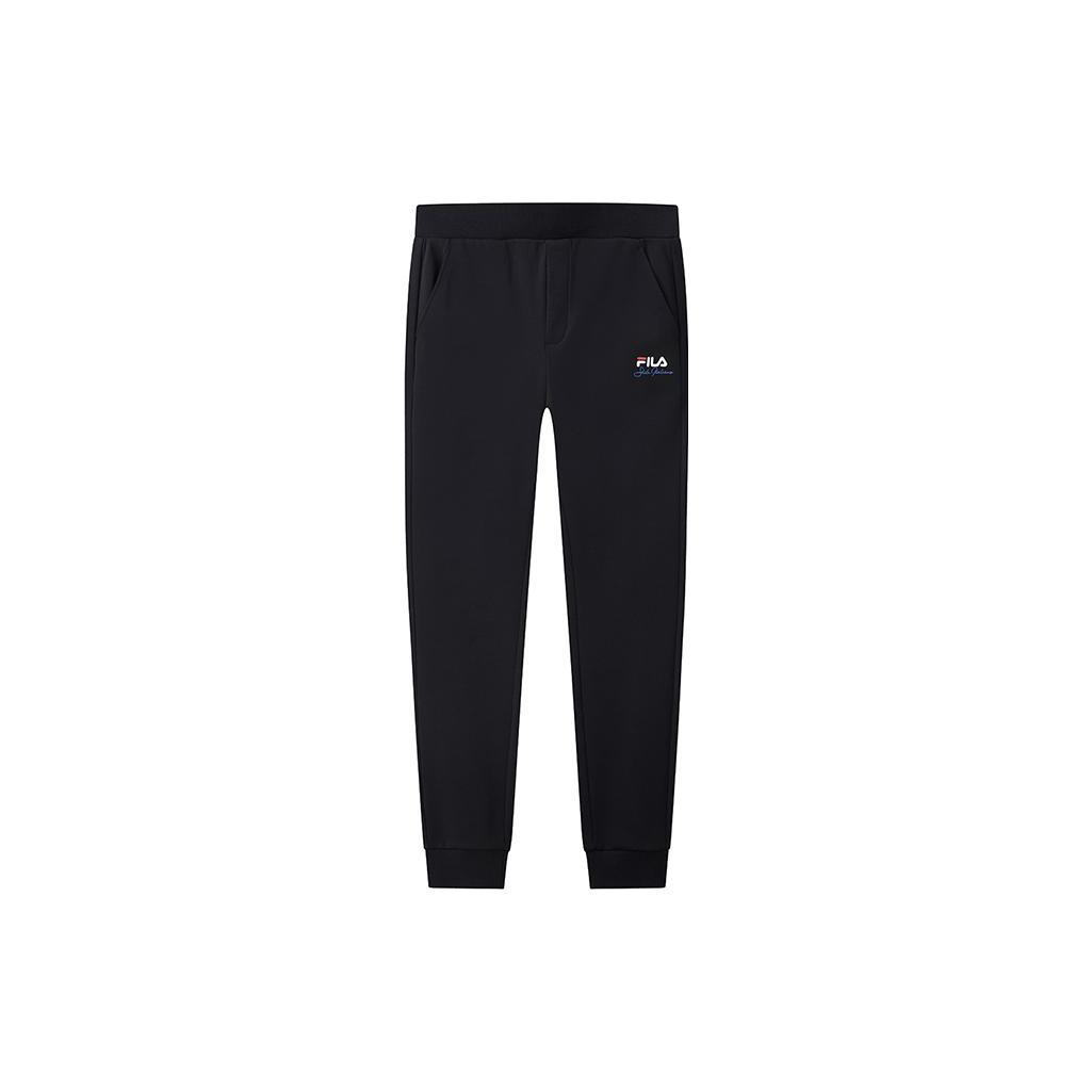 FILA Knitted Sweatpants Men s Dark Blue Moderate Cuffed Pants F51M218611F-NV 4XL