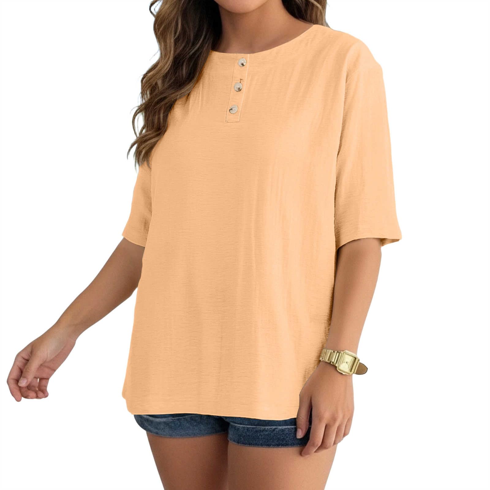 Fashionable women s casual top XL белый