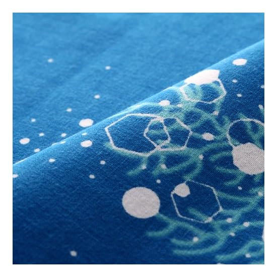Some No Anbo Tenugui "Diamond Dust Blue" Authentic Dyeing 100% Cotton Tokuoka Made In Japan 35cm X 1