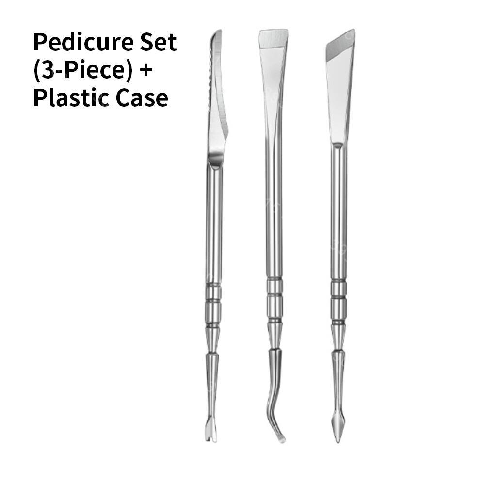 

Professional Stainless Steel Double-Ended Foot Scraper Toe Nail Care Hook Ingrown Stainless Steel Double-Ended Foot Scraper