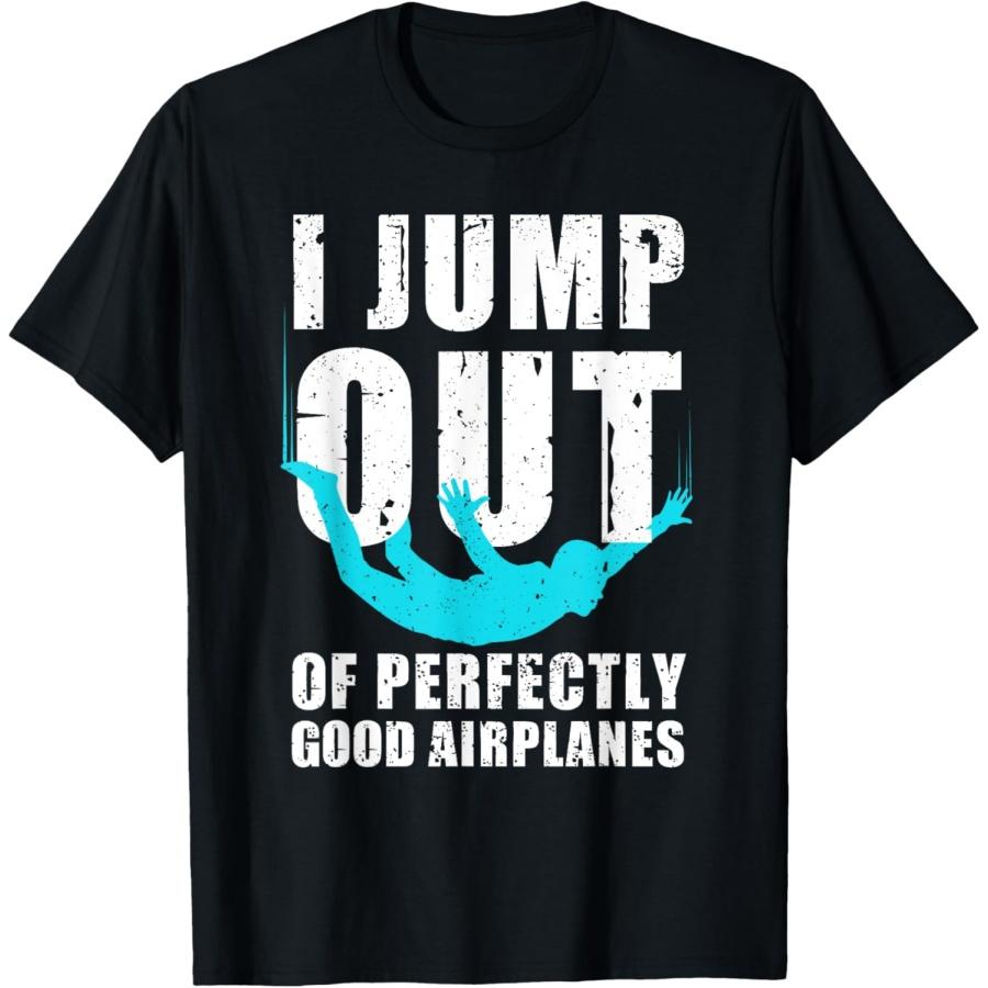 Funny Skydiving Design For Men Women Skydiver Skydive Lovers T-Shirt XXXXXL чёрный