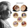 Kunglig Souvenir Drottning Elizabeth II Minnesmedalj Myntset