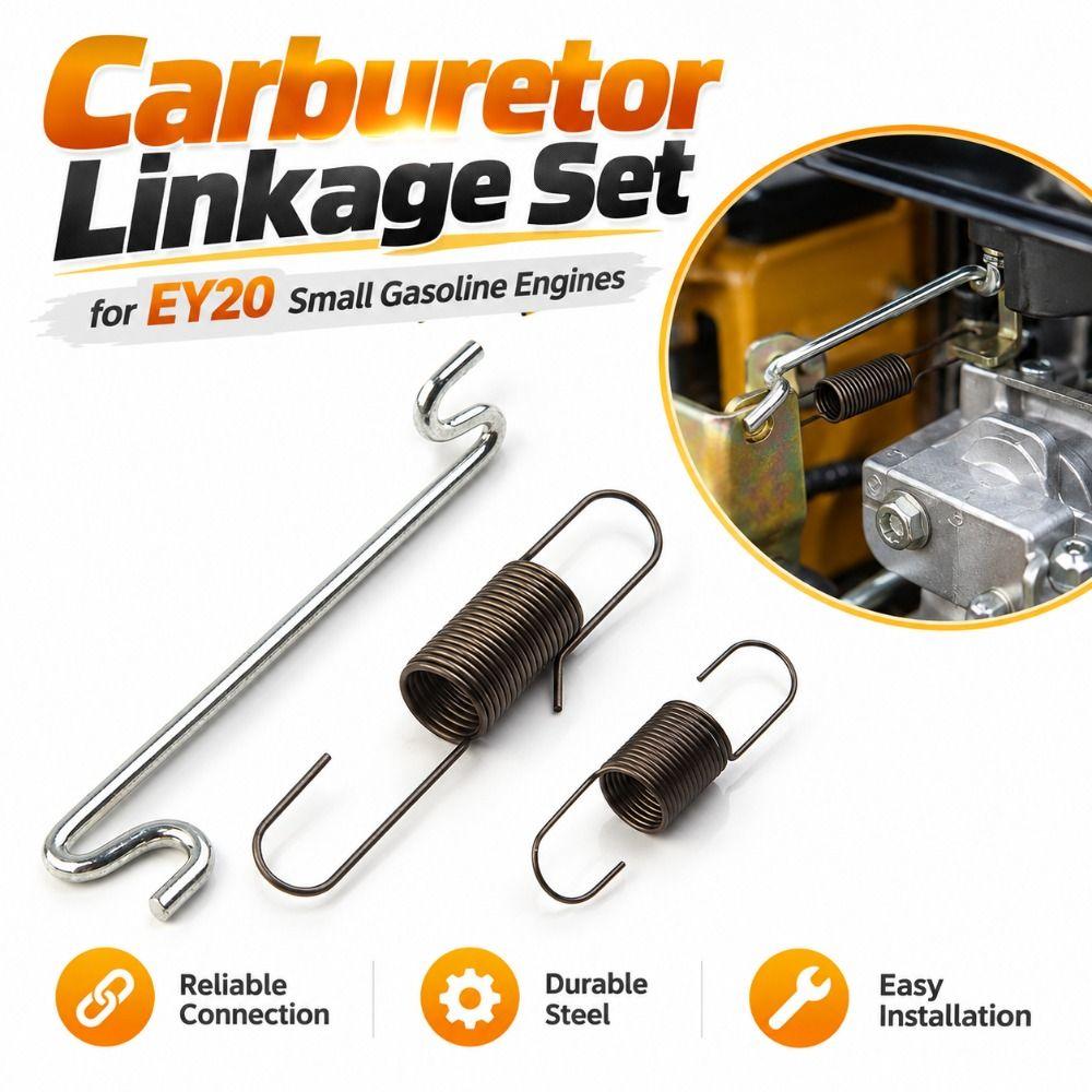 Coiled Spring Throttle Linkage Rod Metal Carburetor Spring Set Lawn Mower Parts