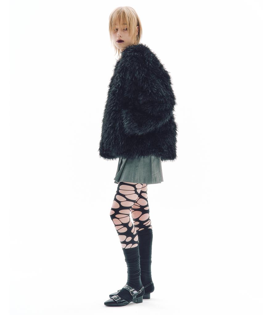 Tripshop Shaggy Fur Jacket