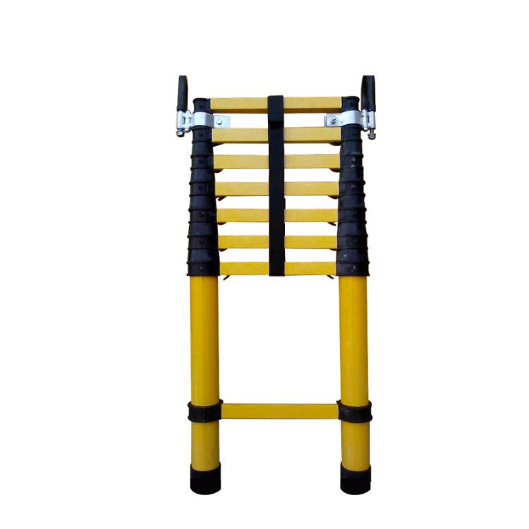 Telescopic Fiberglass Insulated Ladder for Electricians & Fishing Rod Maintenance