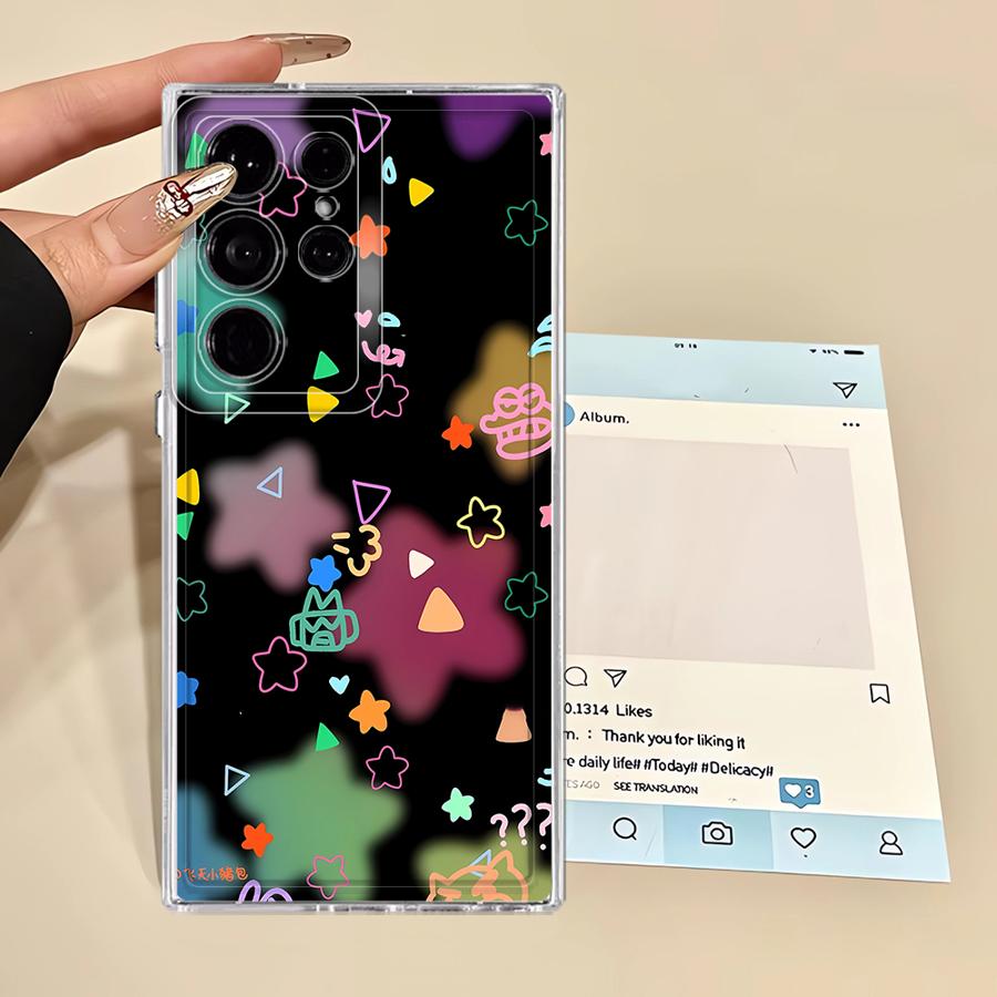 Cute Crayons Shinchan Case for Samsung Galaxy S23 Ultra S20 Plus S22 FE S26 Note 20 Ultra 10 S24 S21 S25 Edge Phone Cover