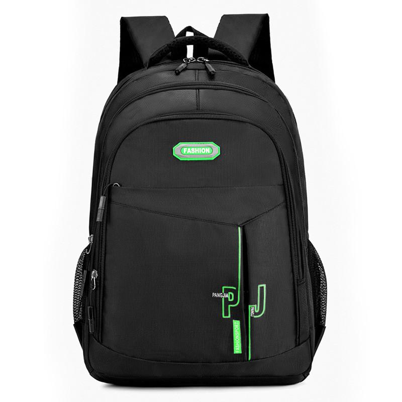 Letter Printed Oxford Fabric Business Laptop Backpack With Lightweight Design For High School Students