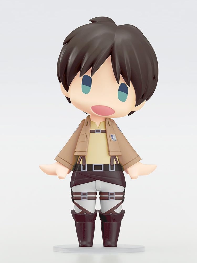 GOOD SMILE Attack on Titan Eren Yeager Plastic Painted Movable Figure HELLO! Non-Scale