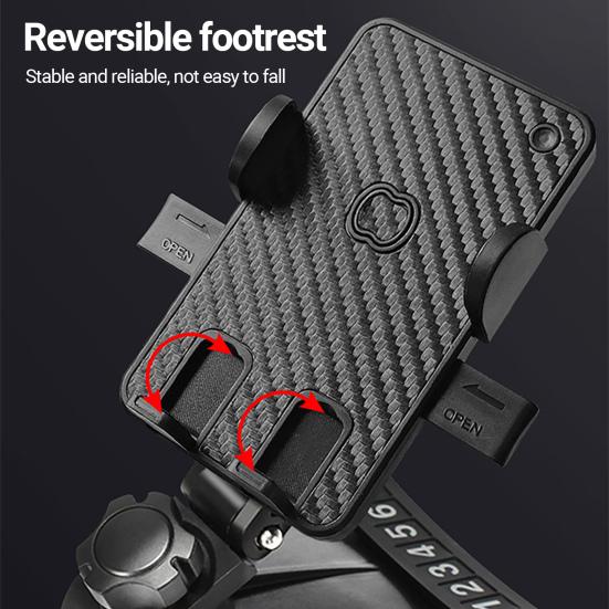 Car Phone Holder Multi-function Multi-angle Adjustment Car Dashboard Smartphone Clip Mount Stand