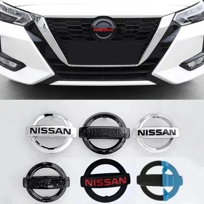 ABS Parrilla Frontal de Coche Emblema de Logo Trasero Pegatina Trasera Insignia 350Z Qashqai Sylphy X-Trail 370Z Altima Juke Kicks Micra NV200