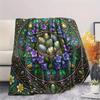 1Pc Easter Print Flannel Blanket, High quality Comfortable for All Seasons, Home Decor, Warmth and Comfort, Perfect for Christmas Gifts W6