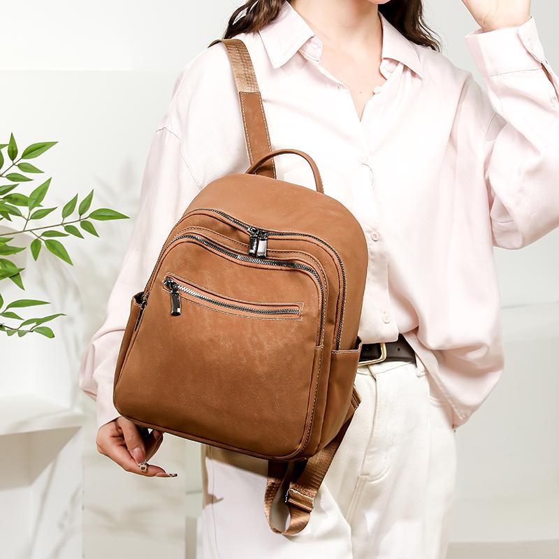 Damen Rucksack Retro Rucksack Pendler Student Schultasche