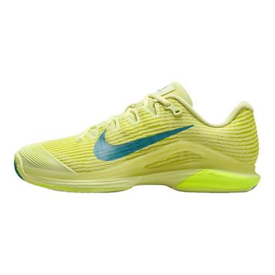 Nike Court Air Zoom Vapor 12 Premium HC High Voltage Damskie Sneakersy Żółty Luminescencyjny Zielony Biały HF7834-300
