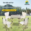 Portable 5-Piece Folding Table and Chair Set