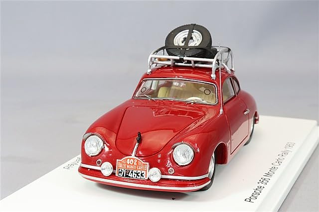 Spark scale Porsche 356 1100 1953 Rally Monte Carlo 1/43 #402 P.Merck/A.v.Jungenfeld