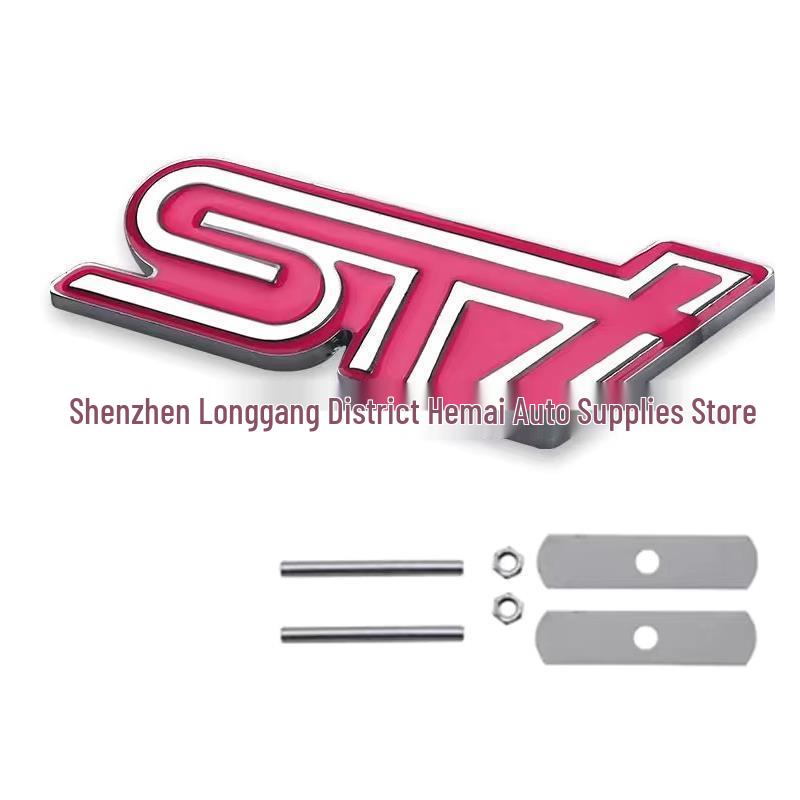 Subaru Impreza Legacy Forester STI Car Metal Emblem - Decorative Grille & Rear Tail Badge