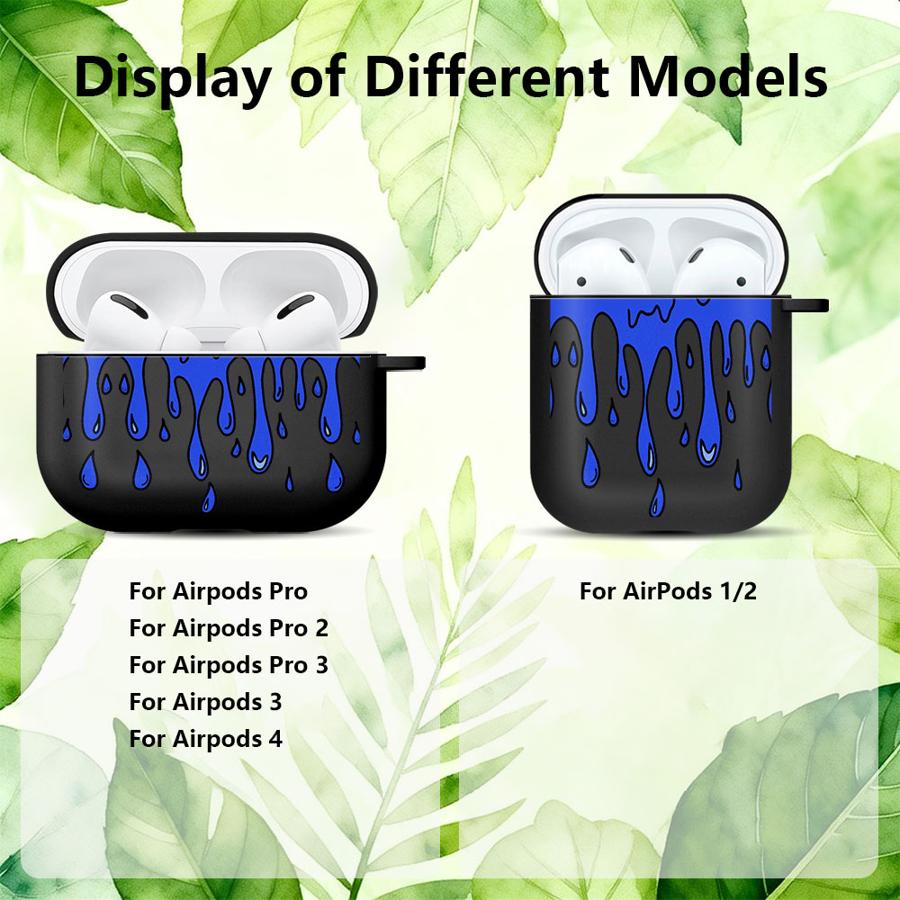 Case For Airpods Pro3 3 4 1 Pro2 Pro 2 Earphone Cases Cover Fun Paint Graffiti Art