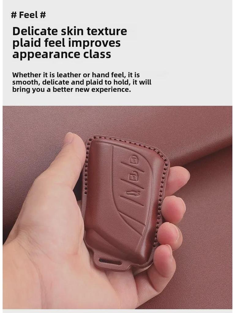 Passende Lexus Schlüsselhülle für ES200, ES300h, RX300, RX350h, NX260, 570, Braun 270