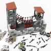 Non-Toxic Upgraded Military Base Building Block Sets Ww2 Army Models Mini Army Supplies Guns Kids Toys Children Toys