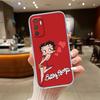 UP10 B-Bettys Art B-Boops Transparent Phone Case for Samsung Galaxy A04 A04S A14 A23 A34 A54 M23 M33 M52 M53