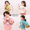 LUSON Baby Girl's Cartoon Print Short Sleeve T-shirt