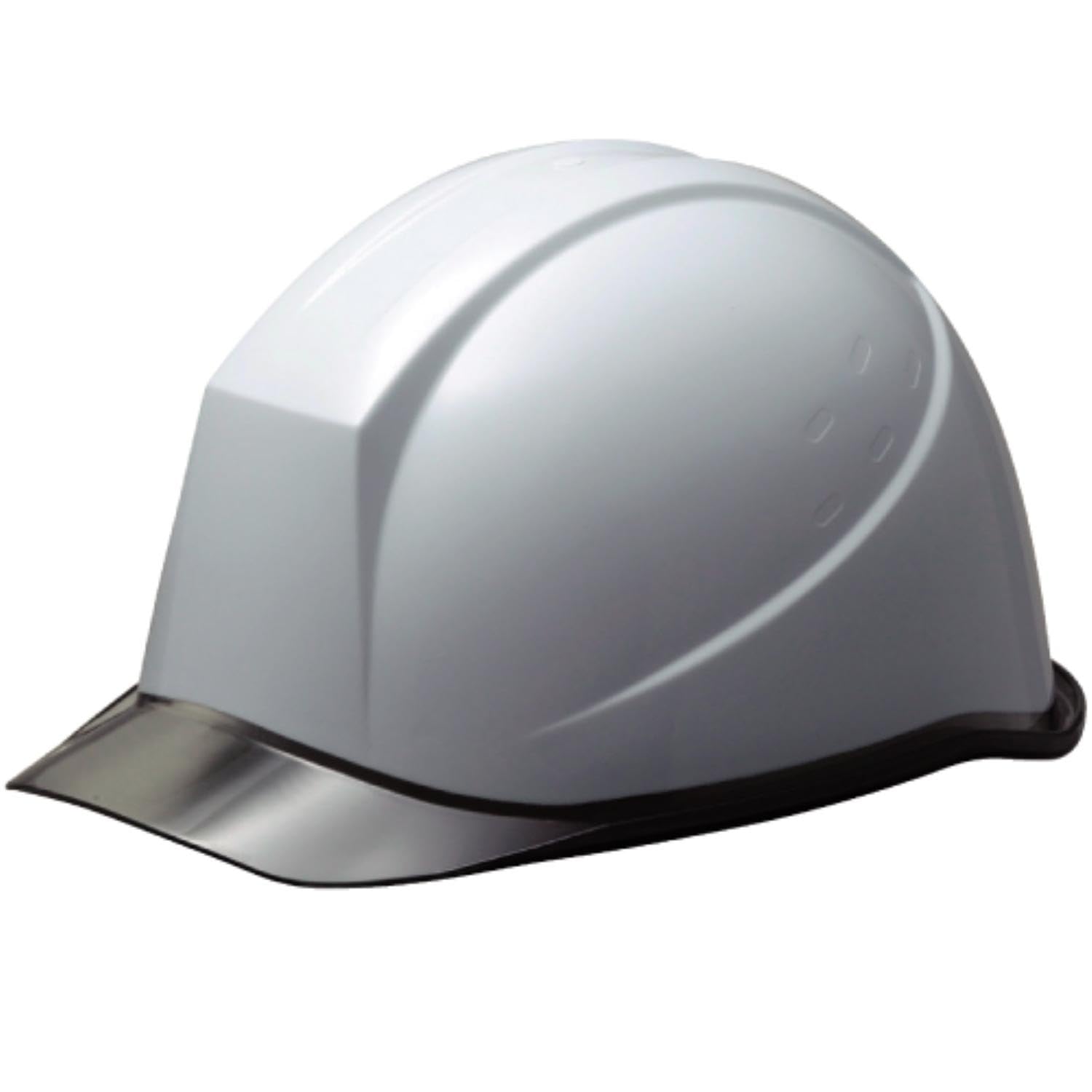 

Helmet for Work PC Clear Visor Rain Guard SC11PCL RA with KP [Midori Anzen] Anti-slip White/Smoke