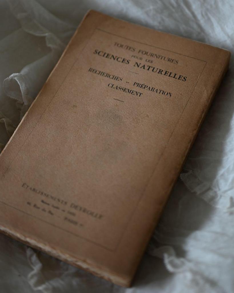 [USED] French Antique Rare Spider Book