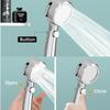 4 lägen Temperatur Digital display Duschhuvud Handhållen Ingen laddning krävs Högtrycksvattenbesparande duschmunstycke för badrum