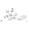 Powerful 36803-TLY-H12 Car Radar Cruise Distance Sensor Bracket Control Body Support For Honda CR-V CRV   36803TLYH12
