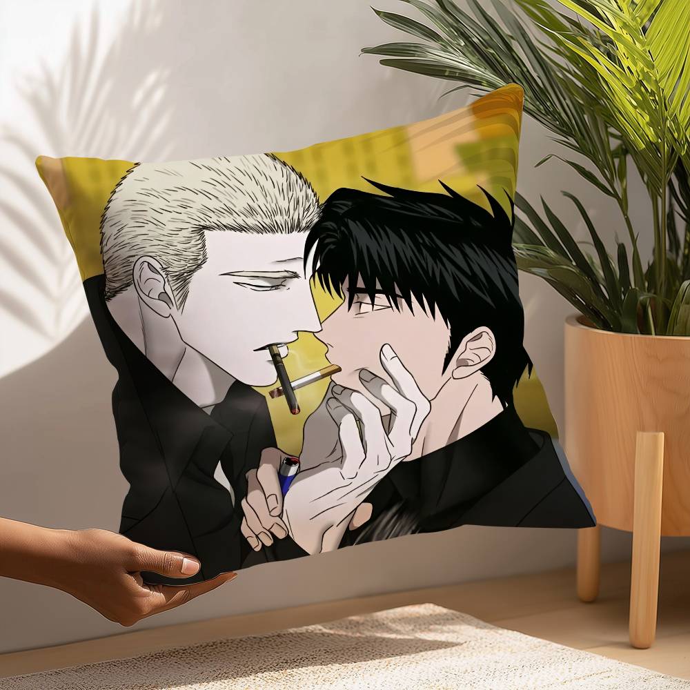 

Аниме Шатлайн BL Наволочка Квадратная Двусторонняя Печать Чехол для Подушки для Дивана Домашний Декор Спальни Подарок 12x12Inch