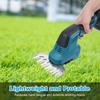 2in1 Gras- und Strauchschere 21V Handgeführte Elektrische Heckenschere & Rasentrimmer Strauch