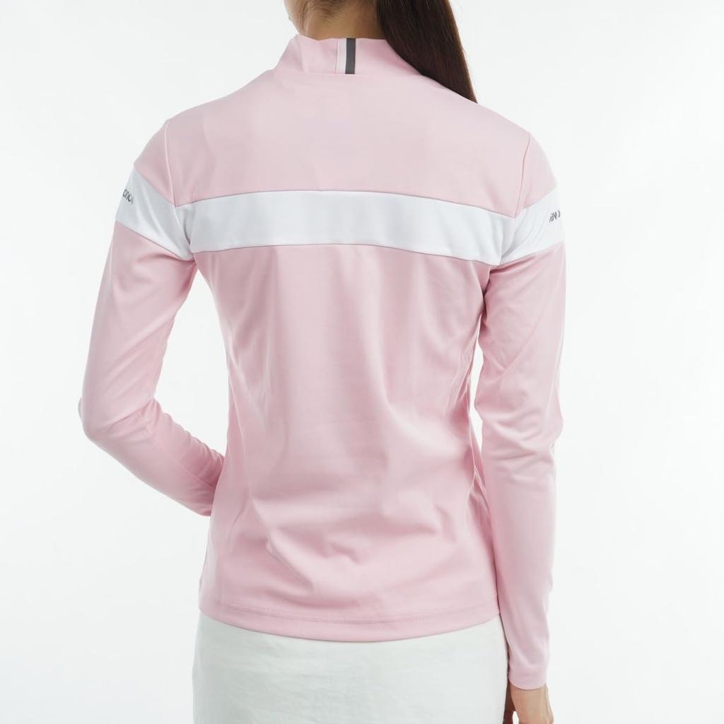 Golf Long Sleeve Mock Neck Shirt 3 [New Balance] (Stretchy/UV Protection) / Women's / 012-4267507 090_Pink [LL]