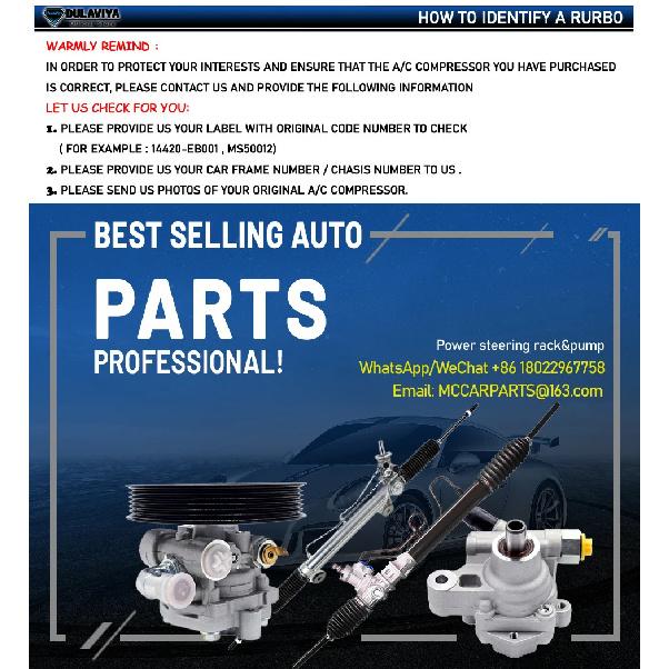New Electric Hydraulic Power Steering Rack For TOYOTA CORROLA 45510-02141 45510-02130 Steering Gear Box