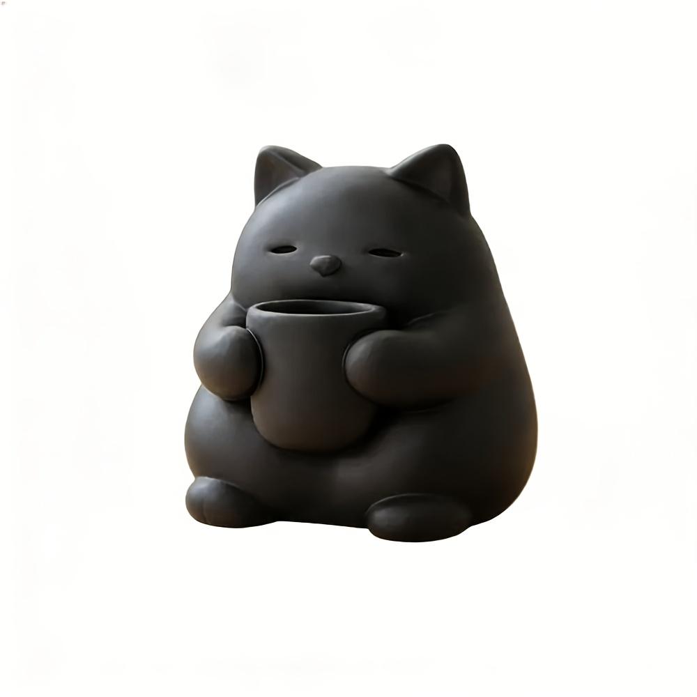 Modern Cat Sculpture Ornament, Suitable for Christmas, Easter, Valentine's Day, Living Room Decoration, Perfect Gift for Her