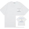 Grenzüberschreitend auf Lager exklusiv Casablanca Doppelgaze reine Baumwolle Unisex T-Shirt Hip-Hop lässig Kurzarm locker Rundhals