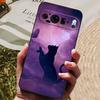 For Google Pixel 9 Pro XL Case Cool Painted Silicone TPU Soft Cover for Googe Pixel 9 9 Pro 8A Cases Black Protective Shells