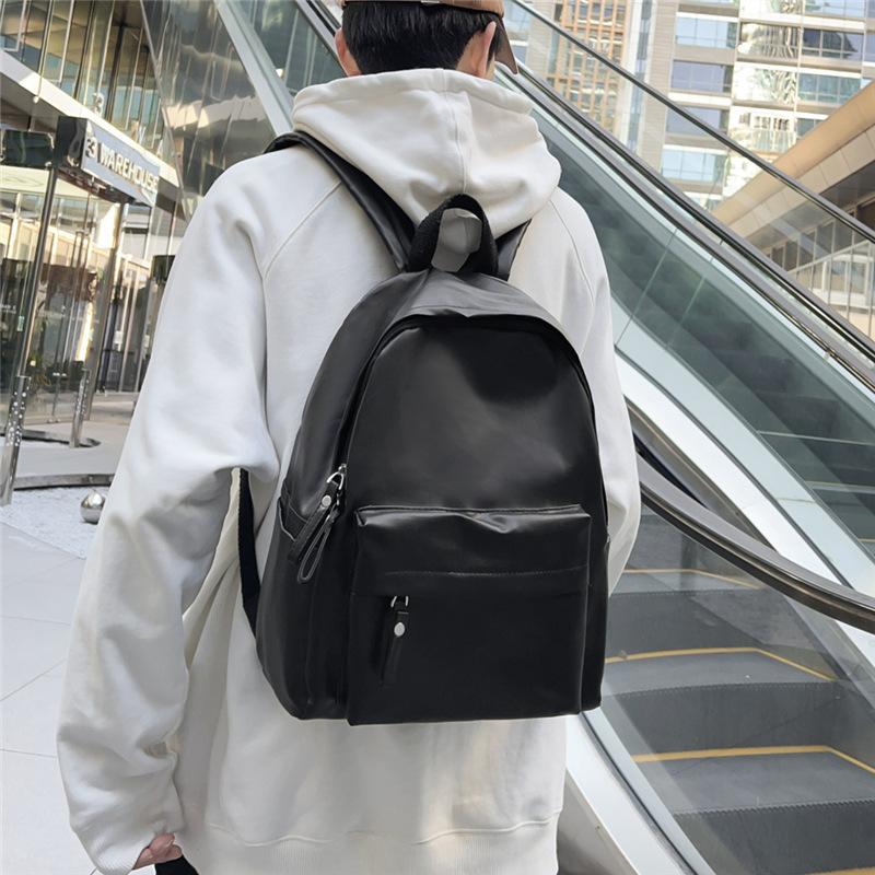 Schoolbag new trendy brand student backpack travel bag computer schoolbag fashionable large capacity backpack PU commuter backpack versatile