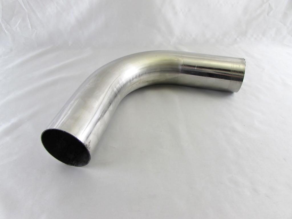BRIGHTZ Stainless Steel Bent 4 Pieces 70mm 70 90° Pipe, 1.5mm Thick, [CUR-PIPE-027-4PC] Diameter, 70, 90°