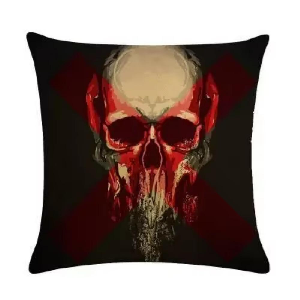 Halloween Christmas Print Pattern Cushion Cover Home Living Room Sofa Car Decoration Square Throw Pillow