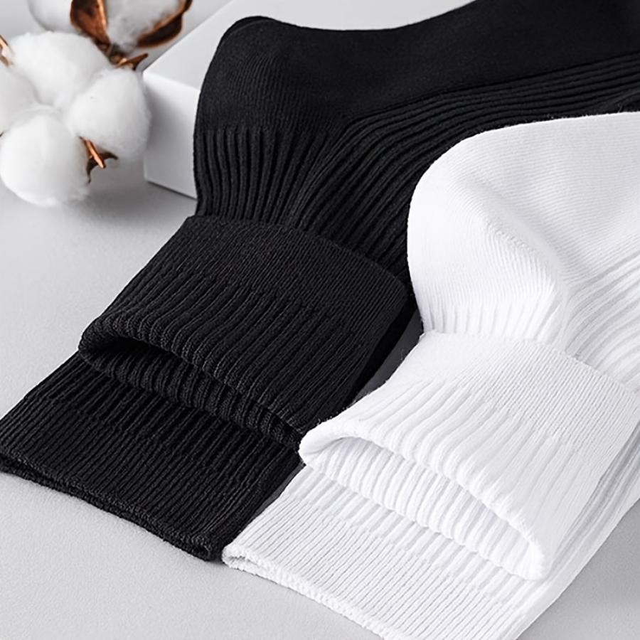 10 Pairs of Fashionably Designed Mens Casual Business Socks - Ultra-Breathable, Exceptionally Comfy, Anti-Odor, and Sweat Absorbing