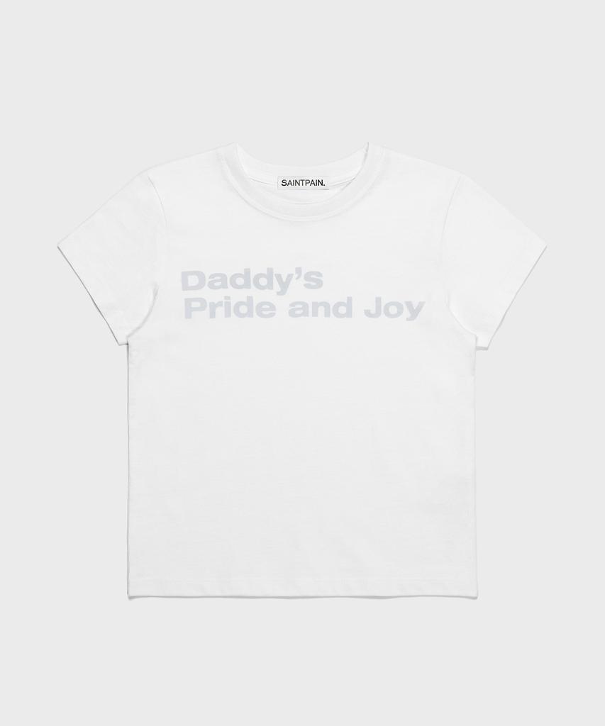 SAINTPAIN Sp Daddy'S Crop Short Sleeve Tee White
