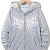 Streetwear Fashionable Zipper Hoodie Casual HIP HOP Hoodies Jackets Boys Girls Y2k Zip Up Sweatshirt Spring Autumn