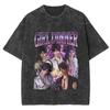 2026 Sylus Amore e Spazio Profondo Magliette Lavate Vintage Ragazza Cena Estate Harajuku Maglietta Grafica Uomo Donna Maglietta in Cotone Oversize