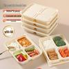 ZISIZ Disposable 4-Compartment Paper Lunch Box