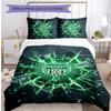 Set Lenzuola 3 Pezzi Stampato Werder Bremen, Comodo Set Copripiumino per Camera da Letto Amico della Pelle