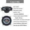 Full-Range Coaxial Car Audio Speaker Set with Tweeter and Subwoofer