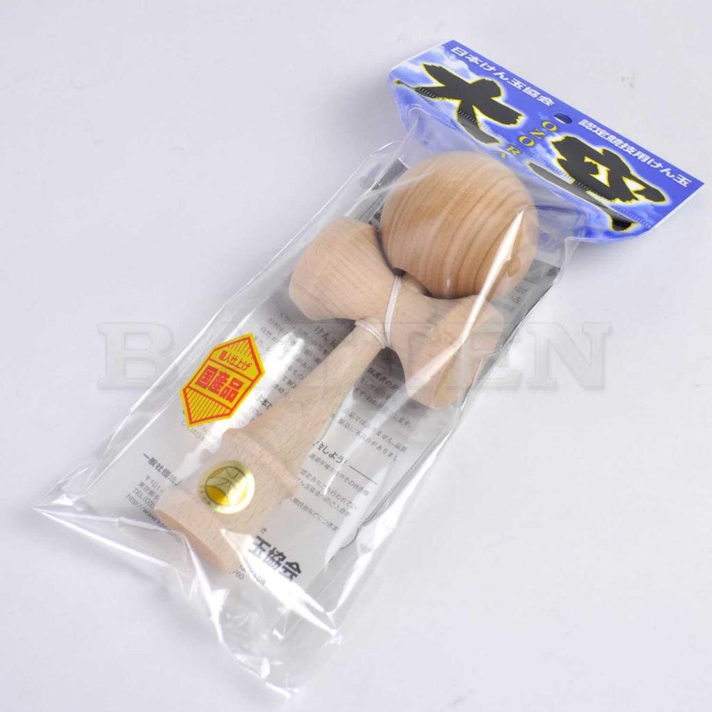 Recommended by the NPO Japan Kendama Association: Wooden Kendama, Ozora, Natural Color