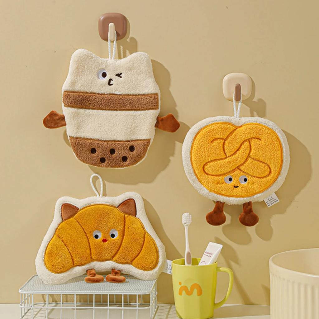 Dessert Series Hand Towel, Cute and Super Absorbent Design, Quick Drying Hand Towel for Kitchen and Bathroom