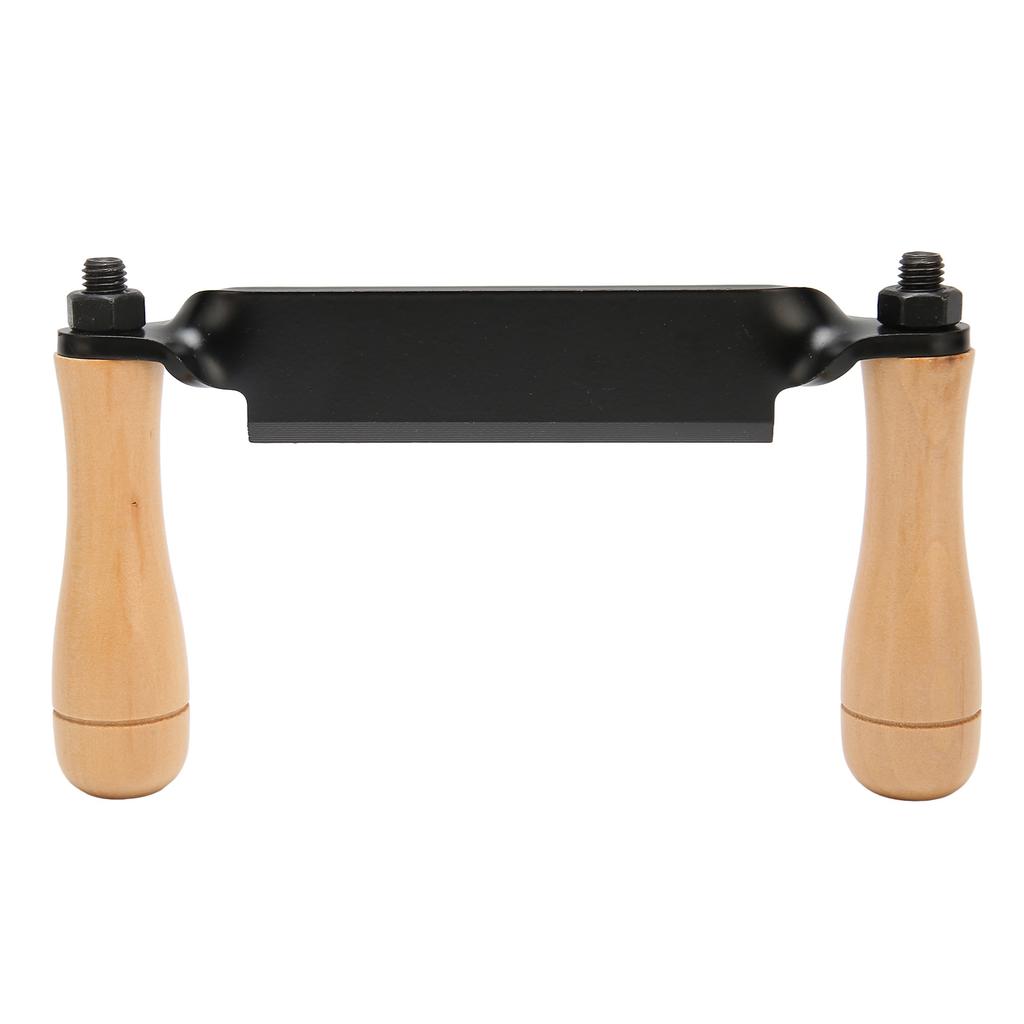 Gerades Ziehmesser Stahlklinge Holzgriff Hohe Härte Poliertes Ziehmesserwerkzeug für Rundholz