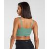 Gymshark Whitney Eyelash Knit Bandeau Leaf Green B4a4z Ebct
